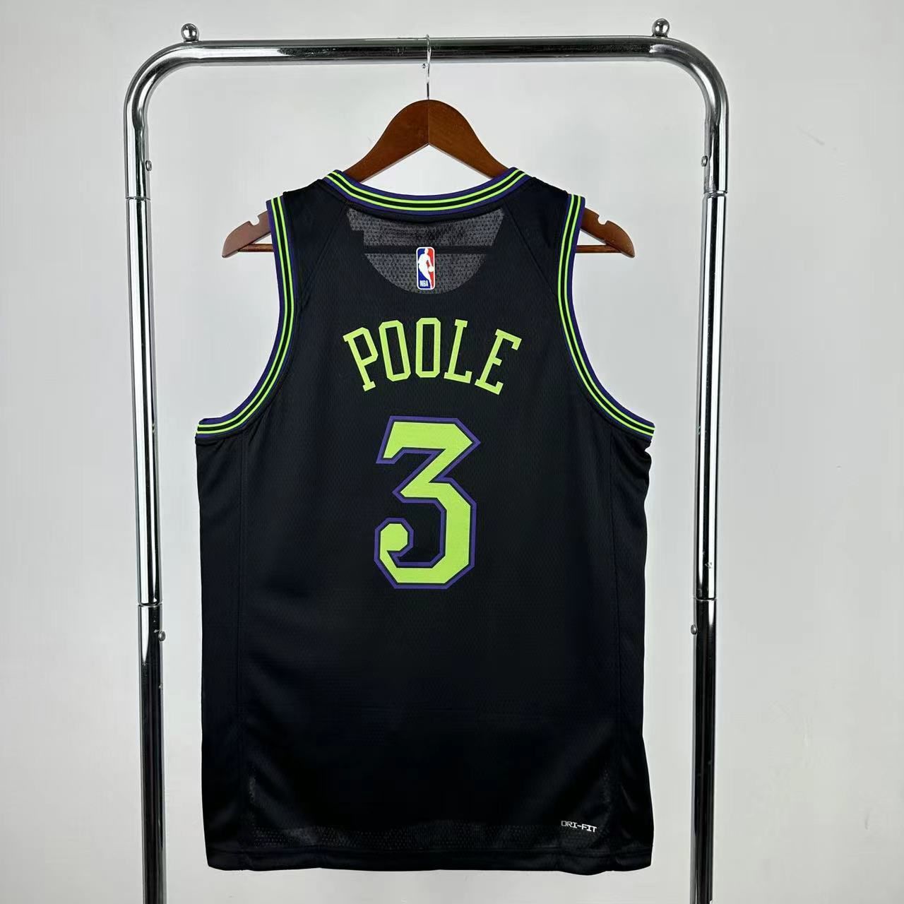 Men New Orleans Pelicans #3 Poole Black City Edition Season 2026 NBA Jersey